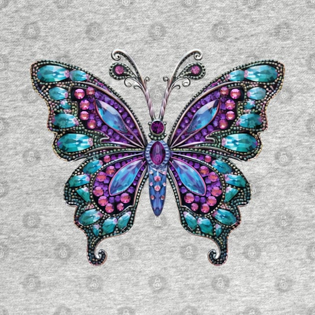 Bejeweled Butterfly #7 by Chromatic Fusion Studio